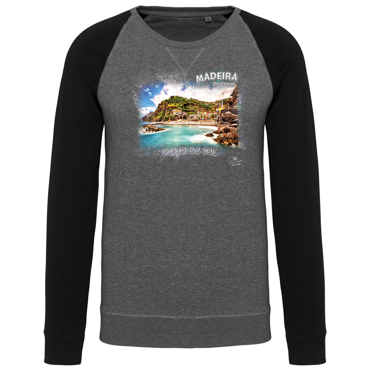 Sweatshirt Bicolor sem capuz Ponta do Sol - Image 4