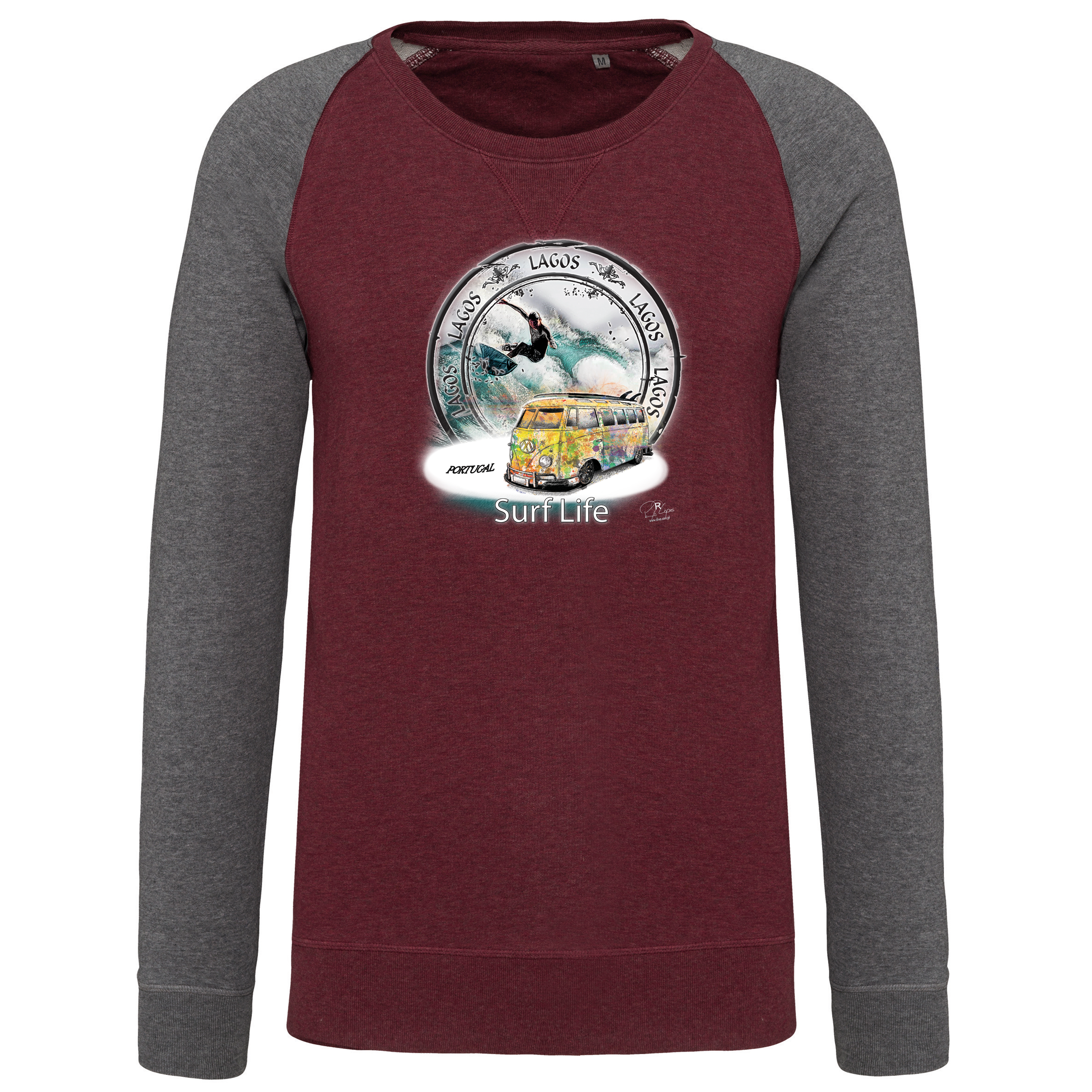Sweatshirt Bicolor sem capuz Surf Life Lagos - Image 3