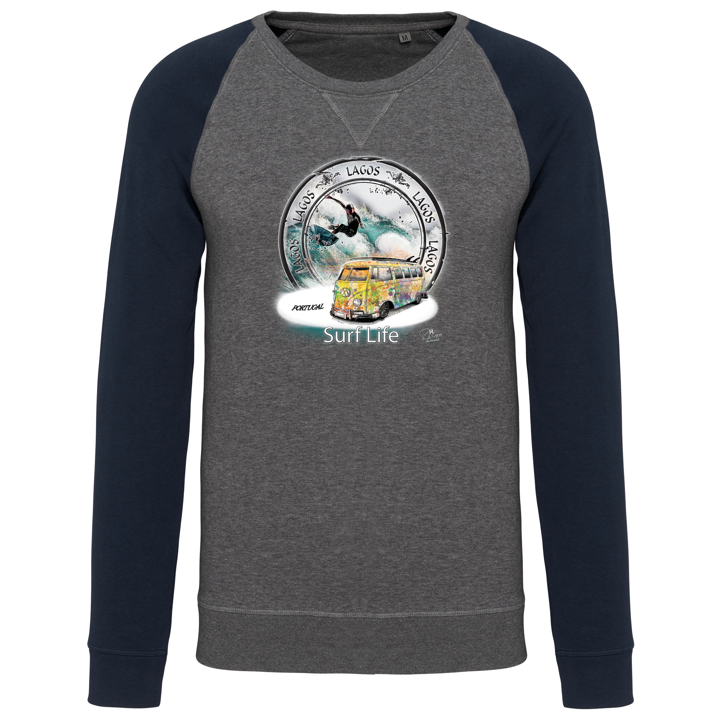 Sweatshirt Bicolor sem capuz Surf Life Lagos - Image 4