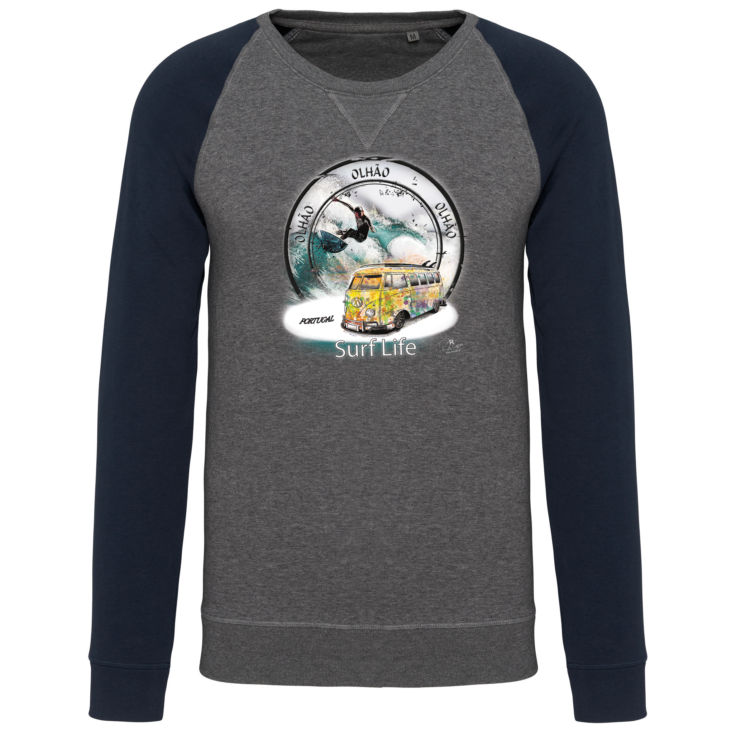 Sweatshirt Bicolor sem capuz Sur Life Olhão - Image 5