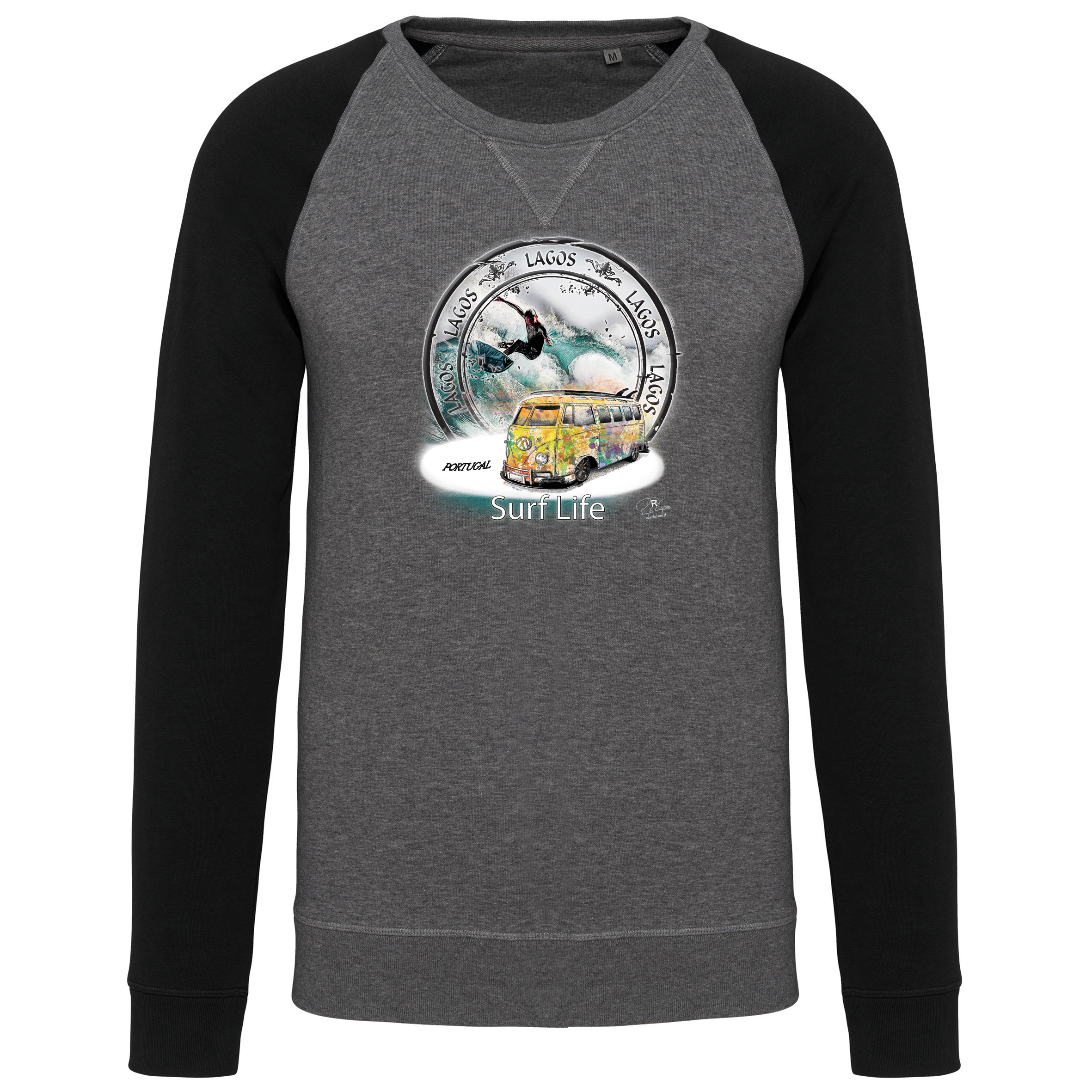 Sweatshirt Bicolor sem capuz Surf Life Lagos - Image 5