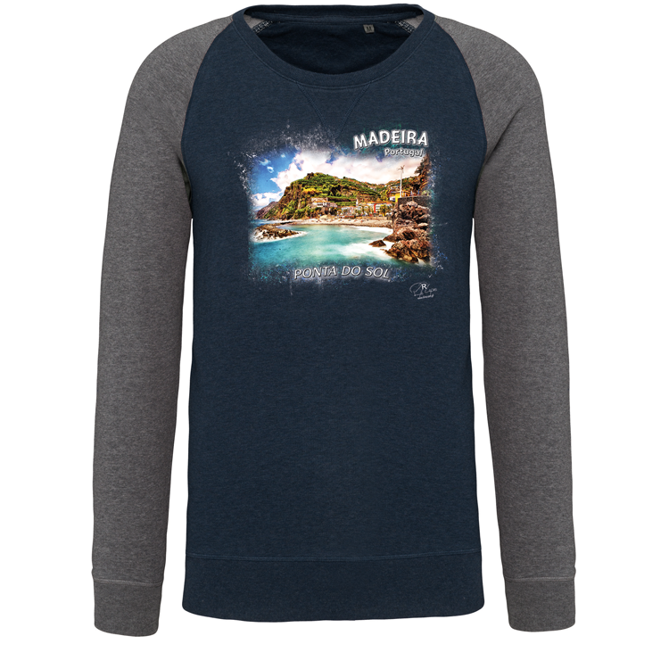 Sweatshirt Bicolor sem capuz Ponta do Sol - Image 2