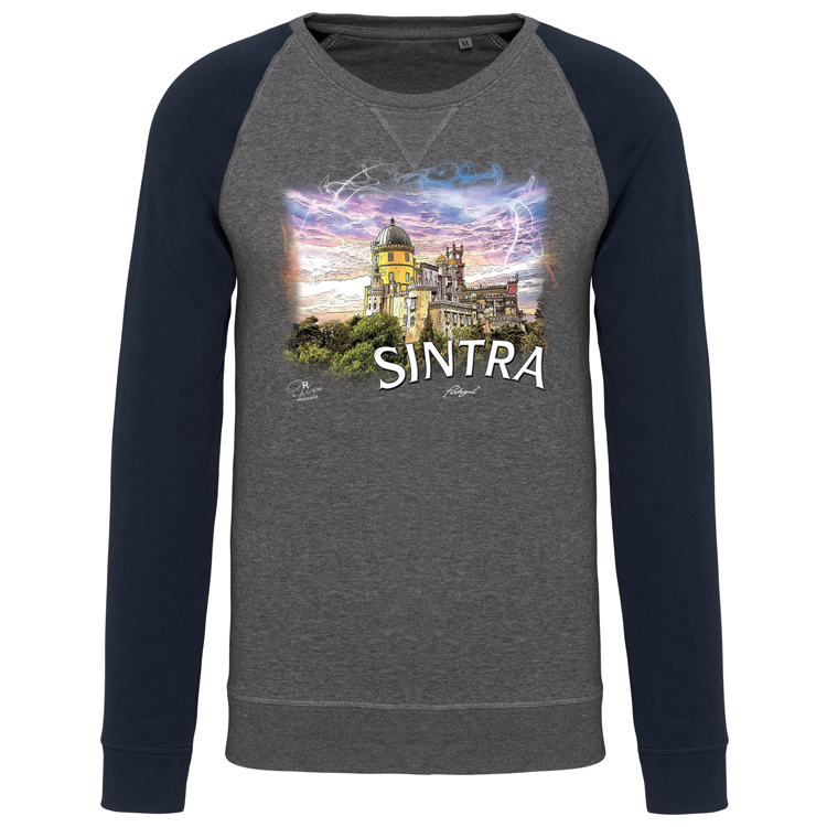 Sweatshirt Bicolor sem capuz Palácio - Image 5